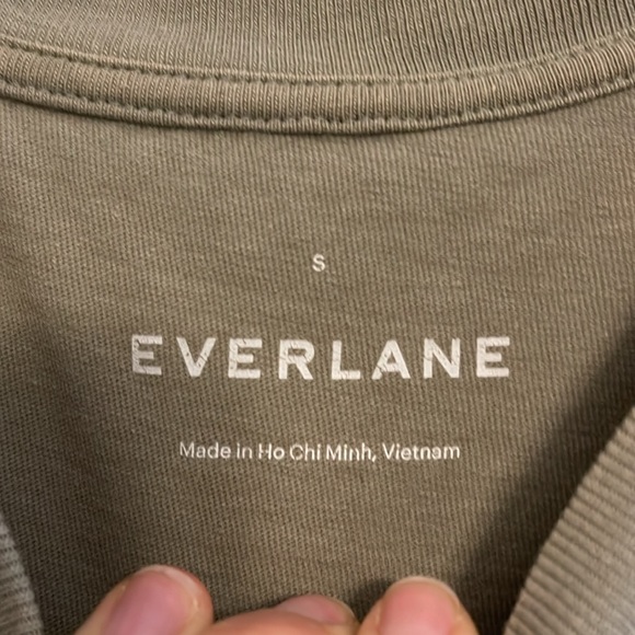 Olive Everlane T-Shirt Dress - Picture 2 of 3